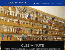 Tablet Screenshot of cles-minute.net